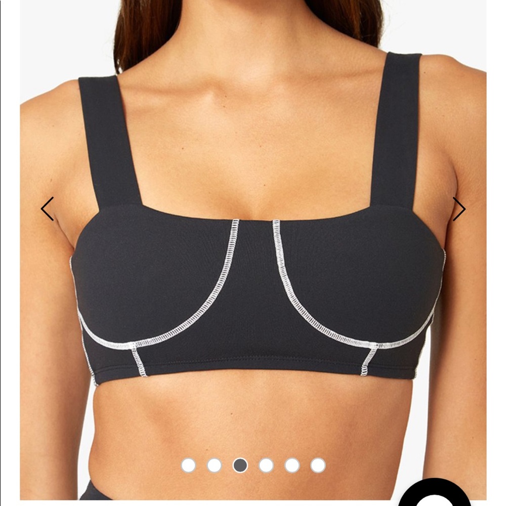 NWT‼️ WEWOREWHAT - Black Corset Bra (Size L)